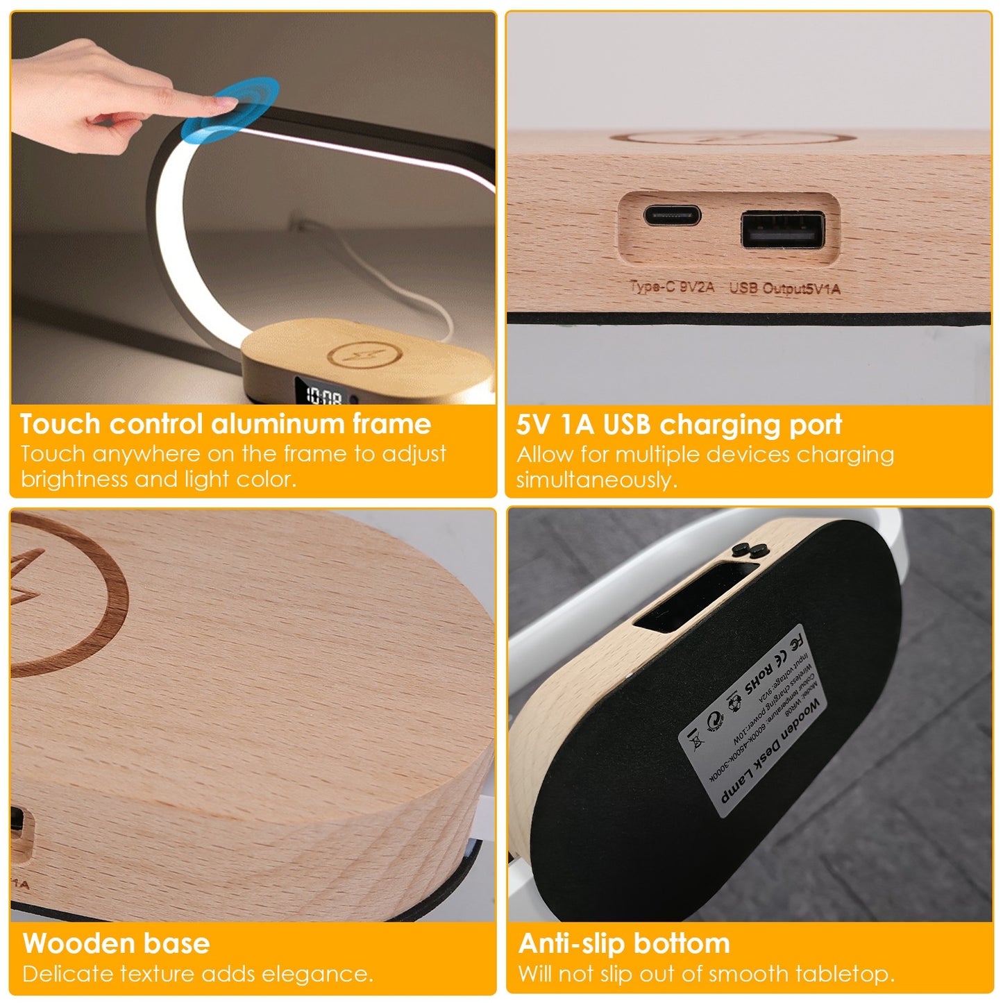 Modern Touch Bedside Lamp – Cozy Ambient Lighting