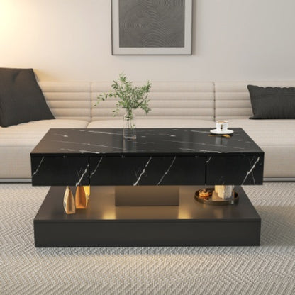Modern LED Coffee Table – Sleek Ambient Living Room Design
