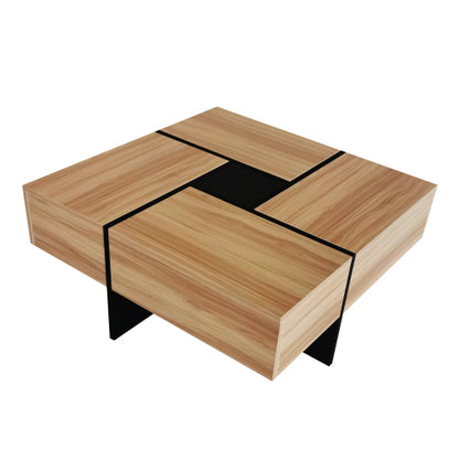 Hidden Storage Coffee Table – Expandable Modern Living Room Table