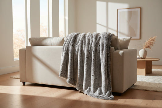 Cozara Cozy Faux Fur Throw Blanket – Soft Everyday Comfort