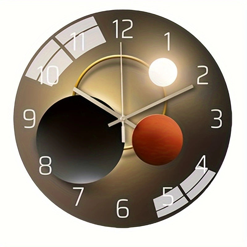 Modern Minimalist Wall Clock – Sleek Silent Home Decor