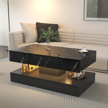 Modern LED Coffee Table – Sleek Ambient Living Room Design