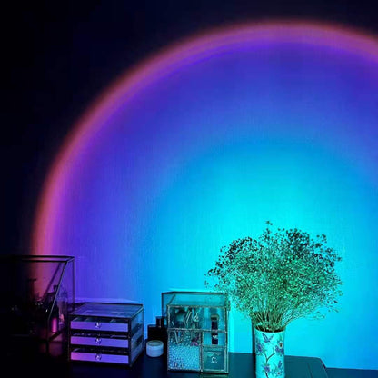 Sunset Projection Lamp – Warm Ambient LED Light