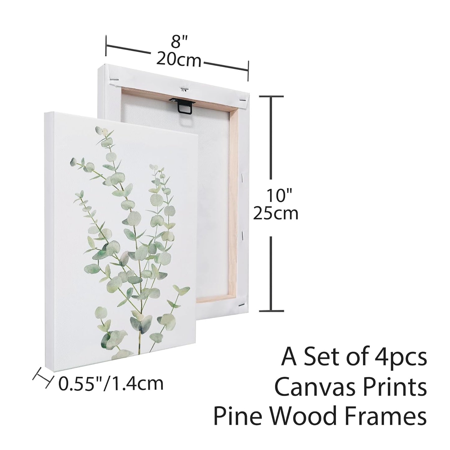 Botanical Wall Art Set – Minimalist Canvas Decor