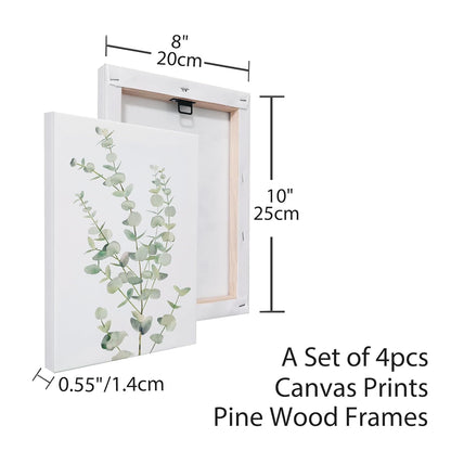 Botanical Wall Art Set – Minimalist Canvas Decor