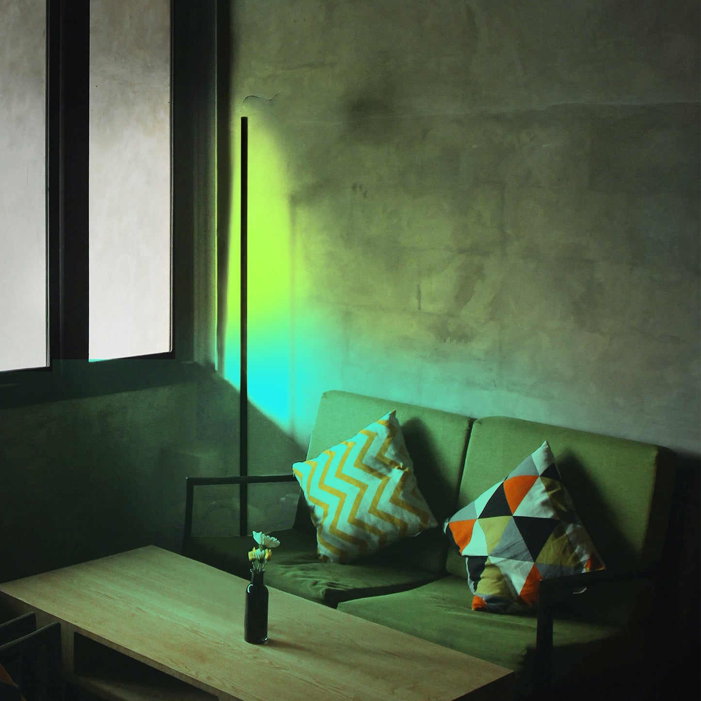 Cozara Ambient Corner Floor Lamp – Soft Cozy LED Lighting