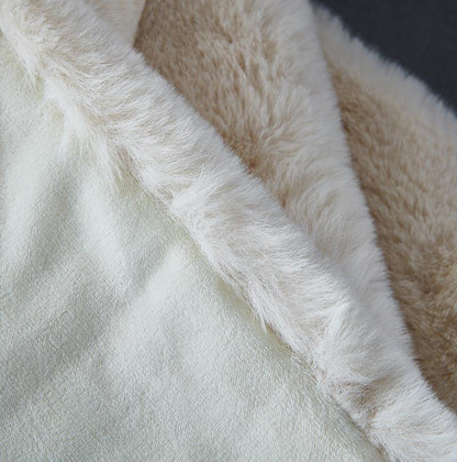 Cozara Luxe Faux Fur Throw Blanket – Ultra Soft Cozy Home Essential
