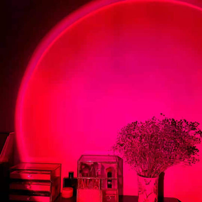 Sunset Projection Lamp – Warm Ambient LED Light