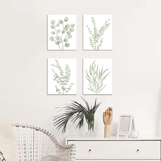 Botanical Wall Art Set – Minimalist Canvas Decor