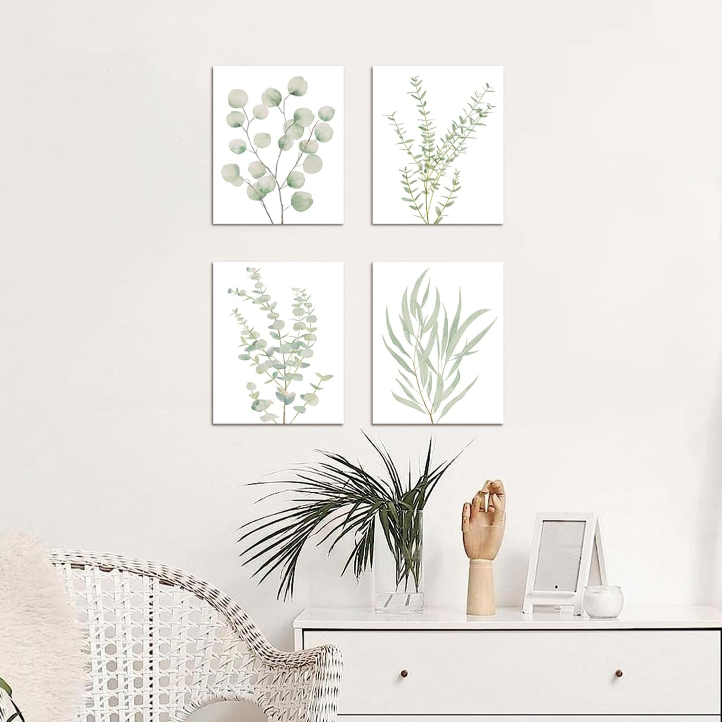 Botanical Wall Art Set – Minimalist Canvas Decor