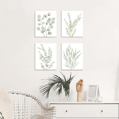 Botanical Wall Art Set – Minimalist Canvas Decor