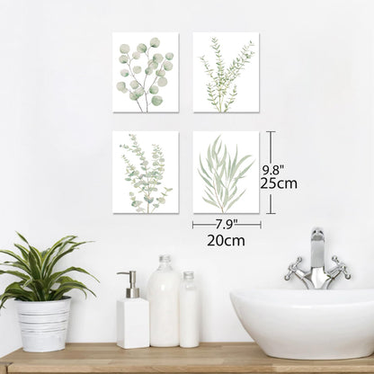 Botanical Wall Art Set – Minimalist Canvas Decor