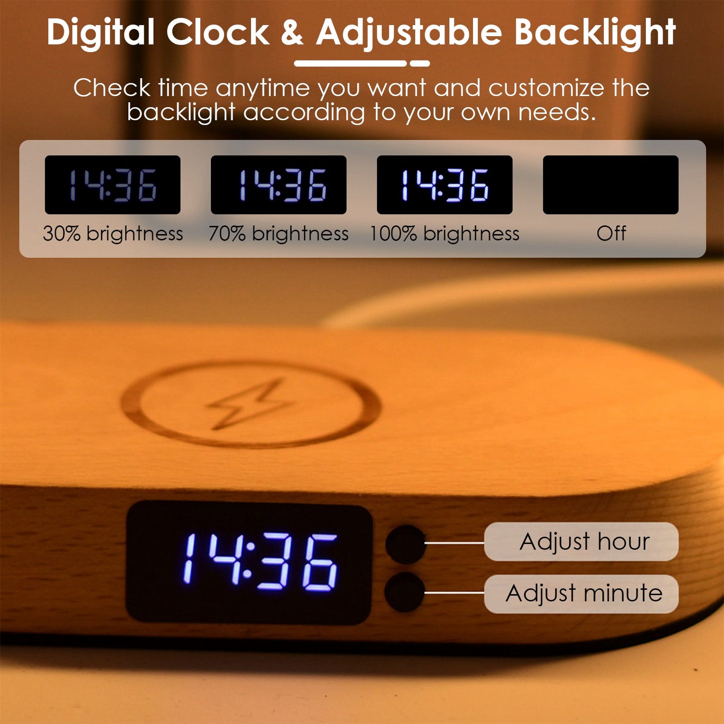 Modern Touch Bedside Lamp – Cozy Ambient Lighting