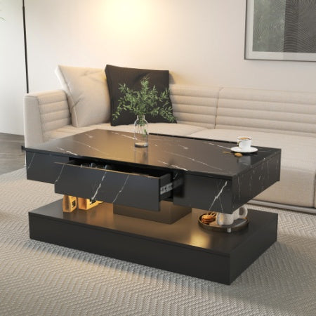 Modern LED Coffee Table – Sleek Ambient Living Room Design