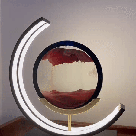 Cozara Moving Sand LED Lamp – Relaxing Ambient Home Decor