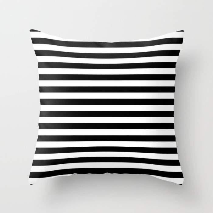 Cozara Minimal Striped Pillow Cover – Modern Cozy Accent Cushion